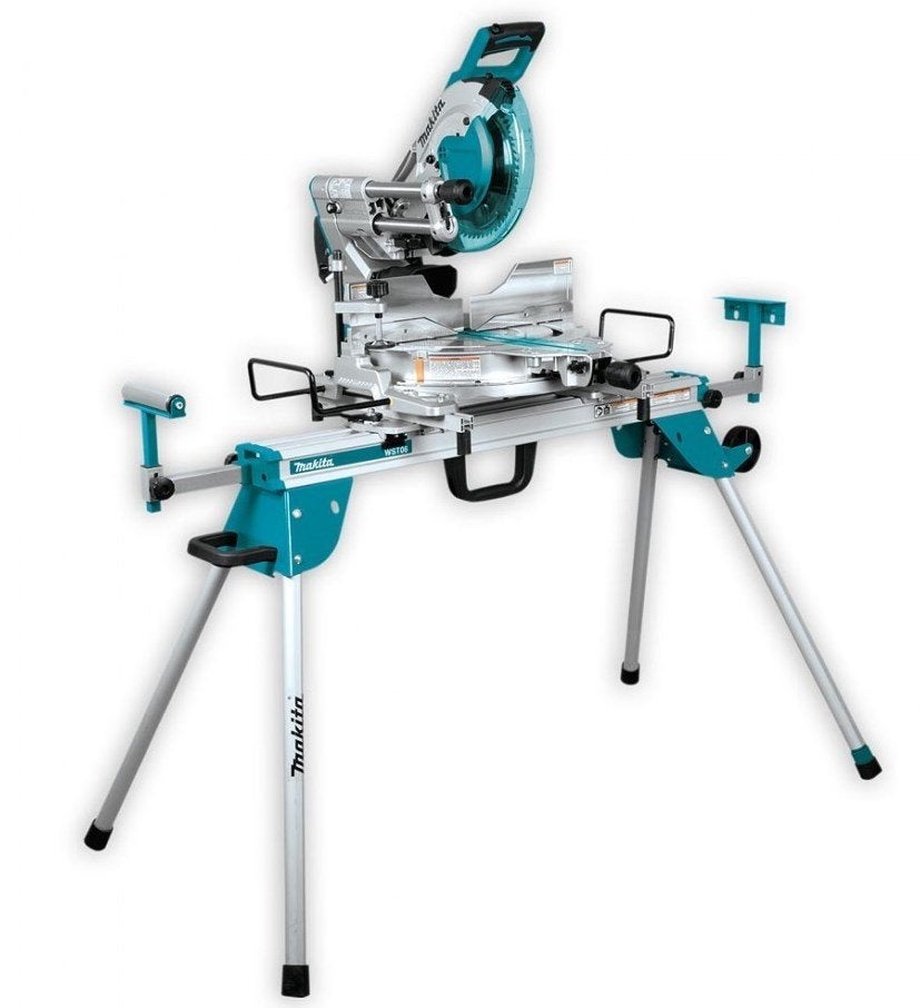 Makita afkortzaag met onderstel, Doe-het-zelf en Bouw, Ophalen, Gebruikt, 1200 watt of meer, Afkortzaag