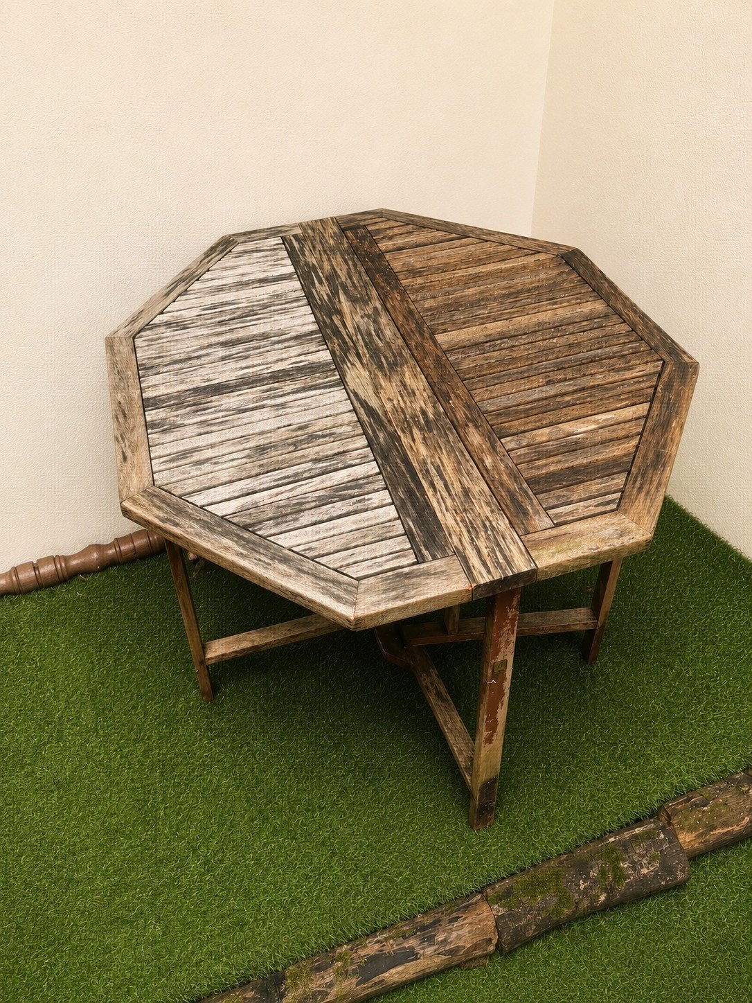 Table pliante d'extérieur, Enlèvement