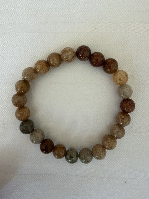 Armband met Oosterse Stenen, Handtassen en Accessoires, Overige materialen, Bruin, Nieuw, Ophalen of Verzenden
