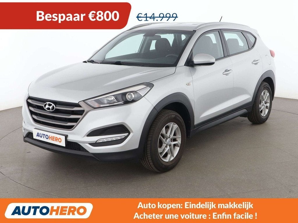 Hyundai Tucson 1.6 Classic blue 2WD (bj 2016), Voorwielaandrijving, Stof, Gebruikt, USB