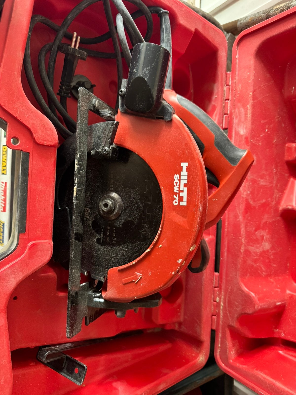 Hilti scw70, Ophalen, Gebruikt, Cirkelzaag, 30 tot 70 mm