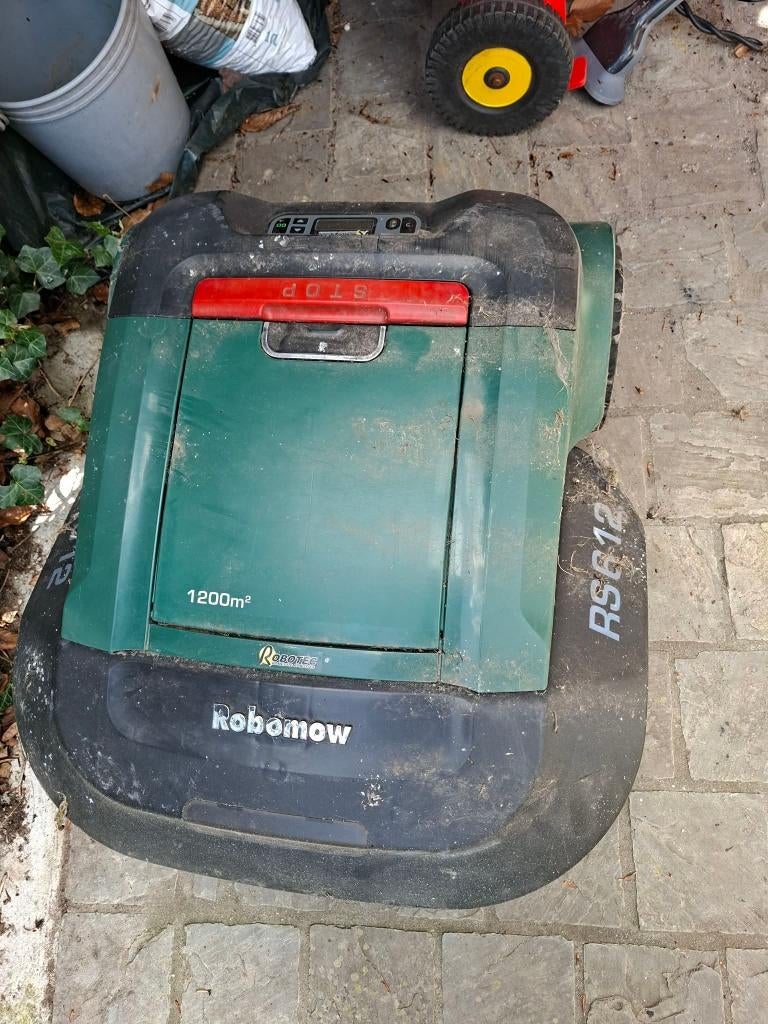 1 robot voor gras, Ophalen