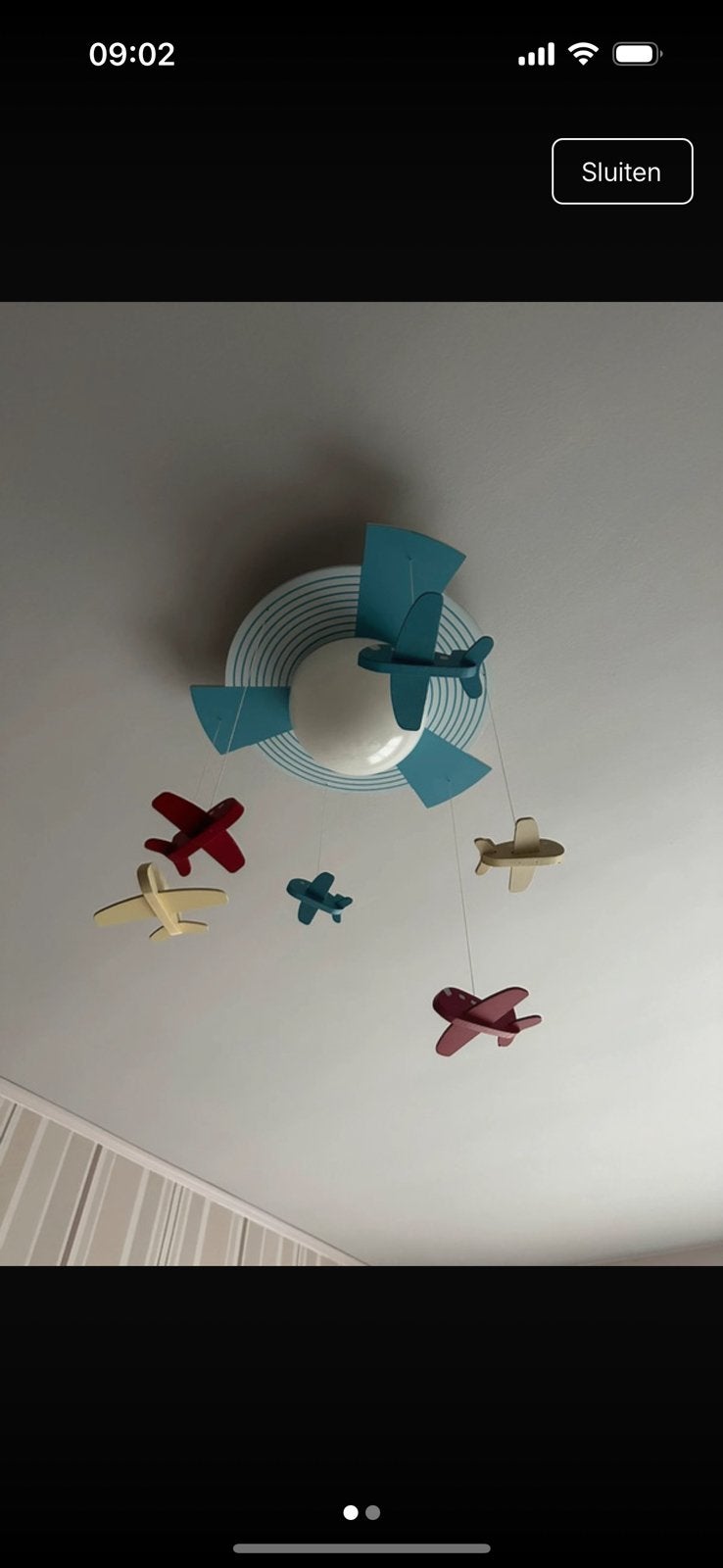 Plafondlamp, Kinderen en Baby's, Kinderkamer | Inrichting en Decoratie, Ophalen, Zo goed als nieuw