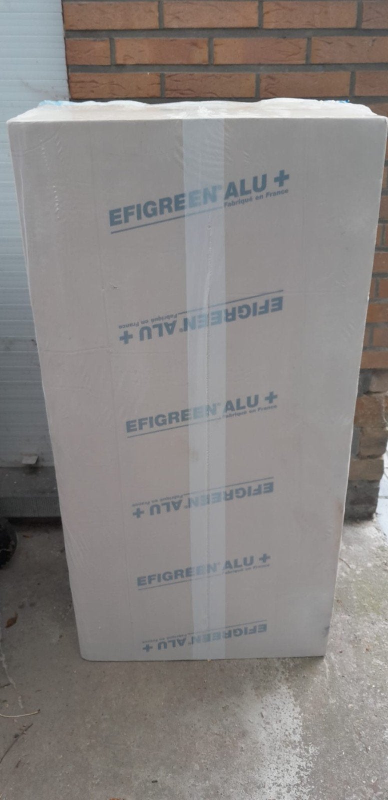 isolatie efigun alu  isolatieplaten 12 cm dikte, Enlèvement