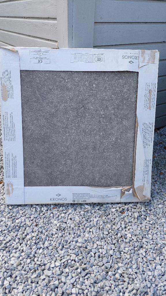 Keramische terrastegels 60x60x2, Neuf, Enduite, Tuiles de terrasse, Céramique