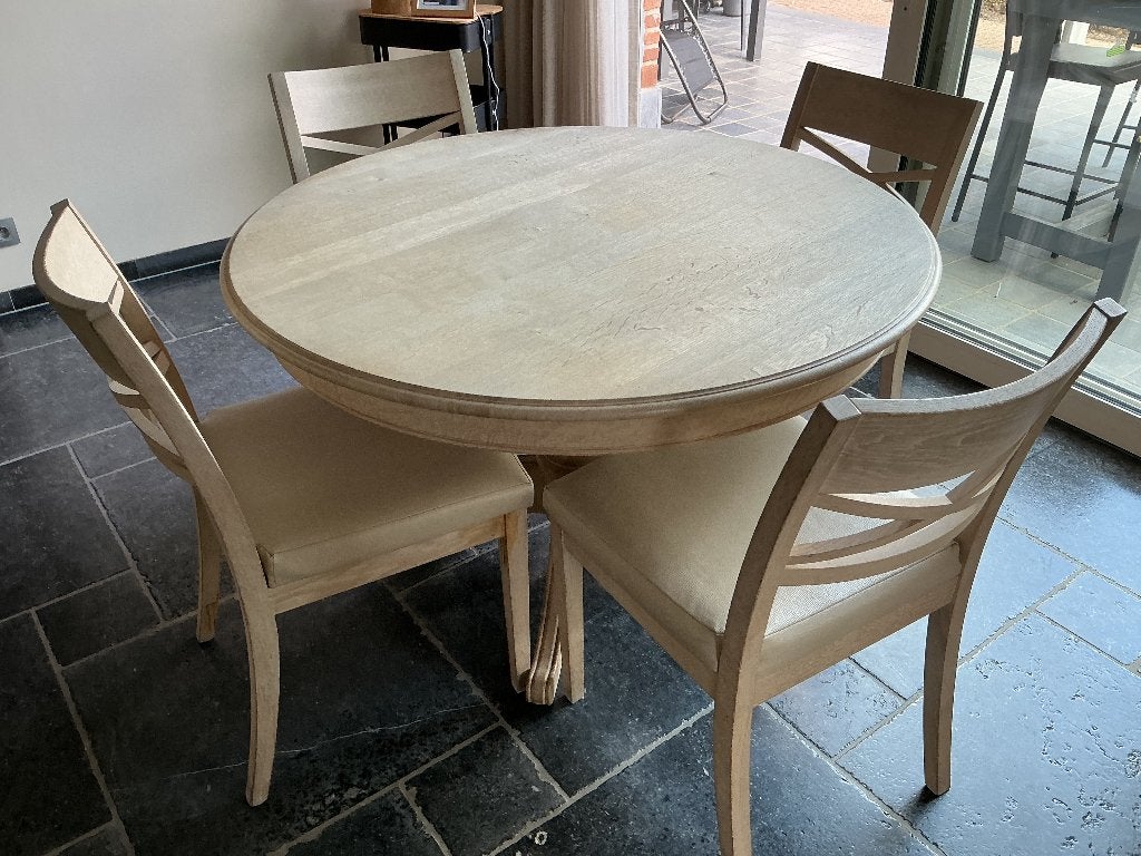 tafel, Huis en Inrichting, Ophalen, Gebruikt, Rond, Landelijk