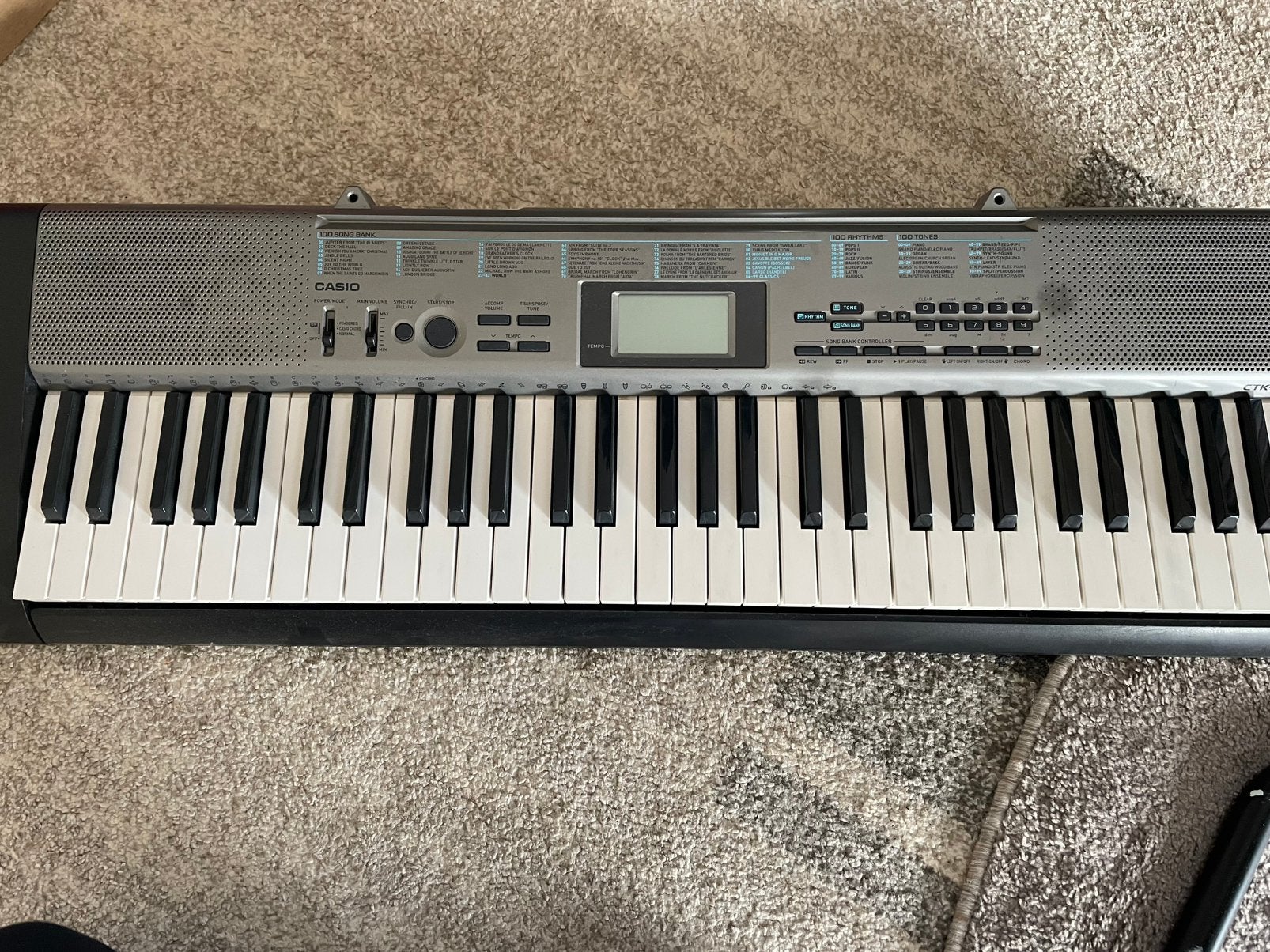 Casio CTK keyboard – 61 toetsen, in goede staat, Musique & Instruments, Enlèvement, Comme neuf, 61 touches, Casio