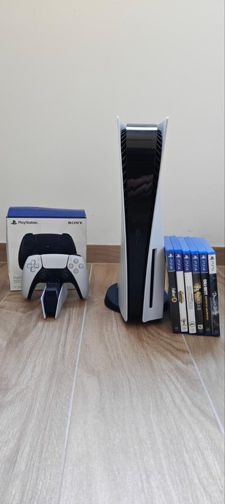 PS5 | Controllers | laadstation | Games, Enlèvement, Comme neuf, Playstation 5