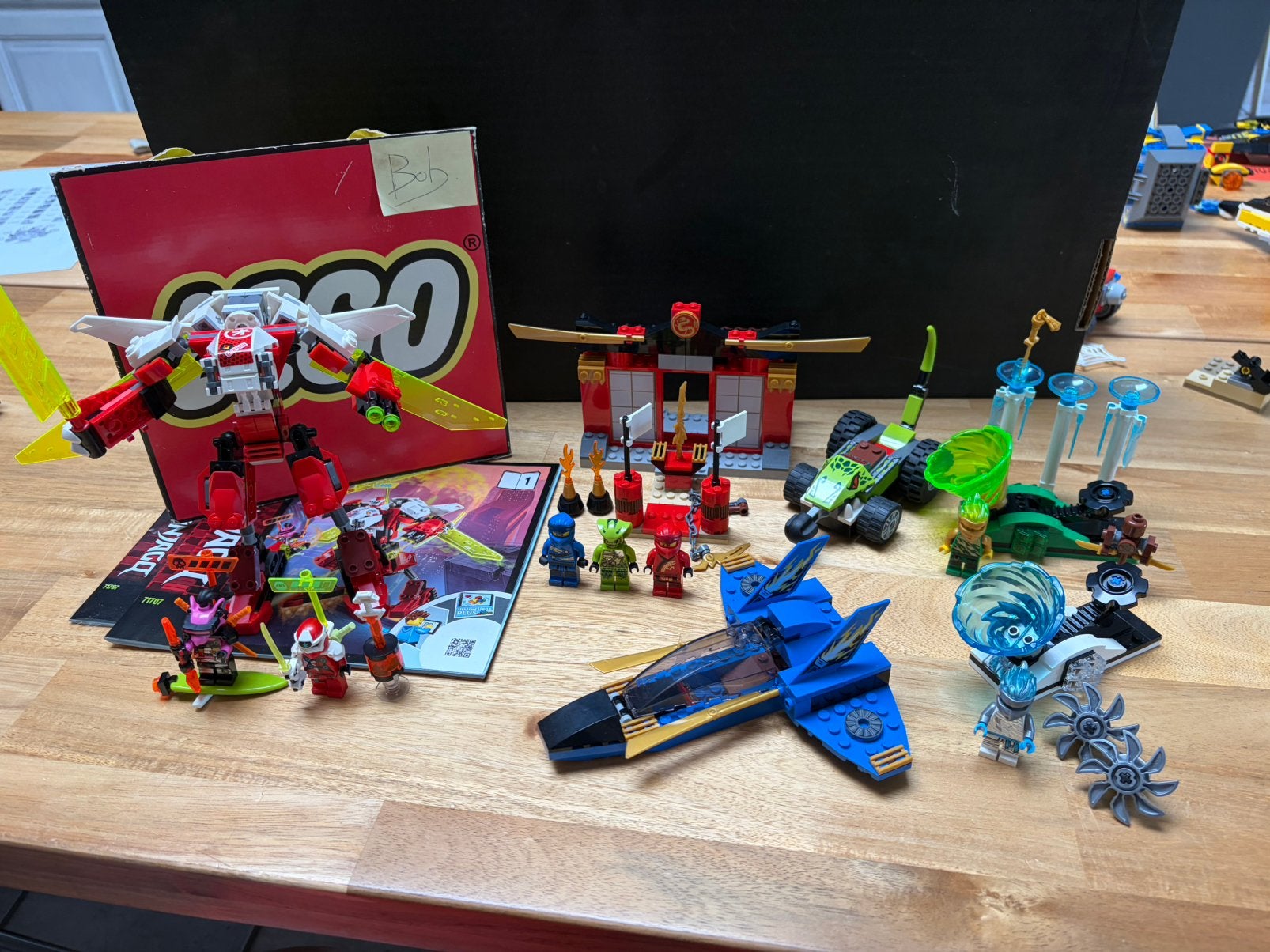 Lot Lego Ninjago 4 sets INCLUSIEF minifigures, Ophalen of Verzenden, Zo goed als nieuw, Lego, Ninjago