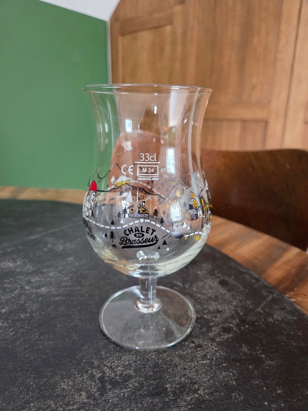 Refuge du Chouffard Chouffe Glas, Ophalen