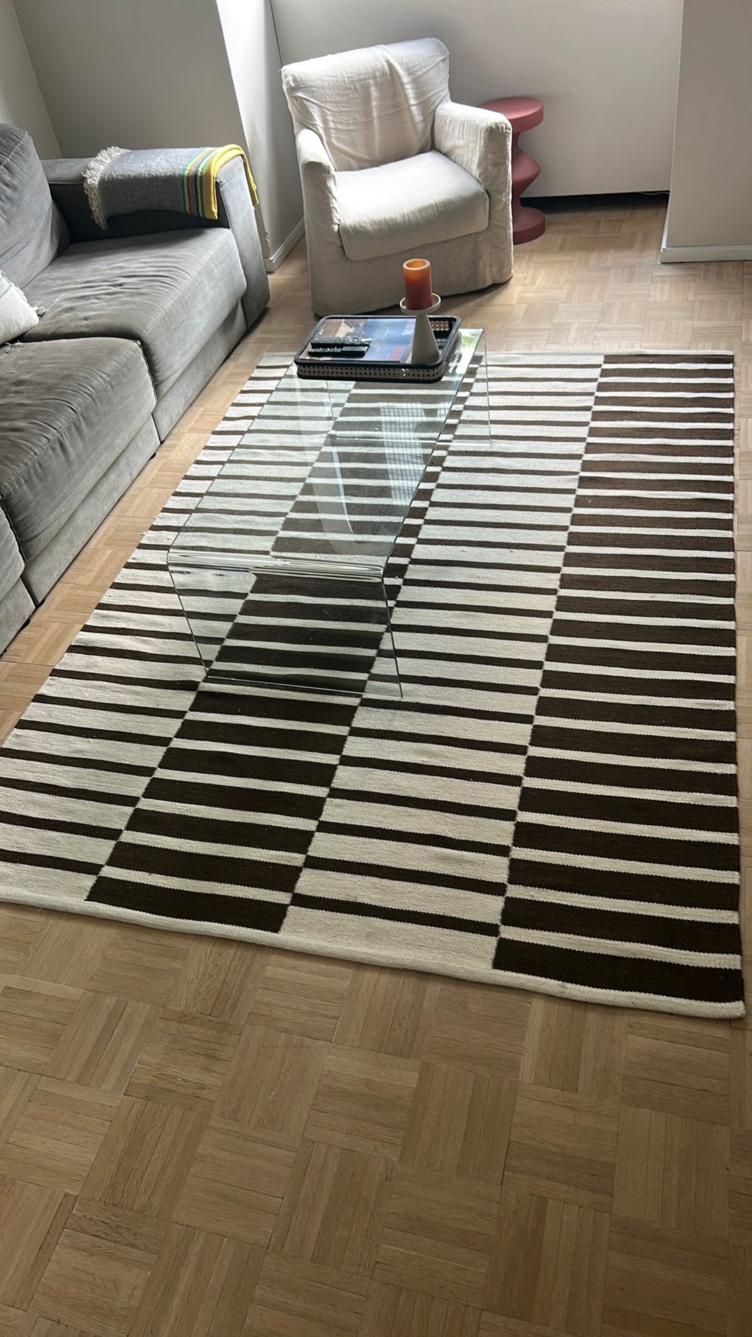 Prachtig tapijt 180 x200, Ophalen, Gebruikt, 150 tot 200 cm, 200 cm of meer