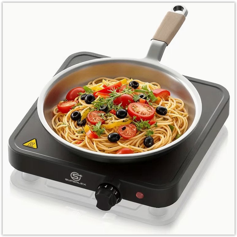 SUPERLEX Plaque de Cuisson Simple Portable 1500W, Electroménager, Neuf, Classe énergétique A ou plus économe, Enlèvement ou Envoi