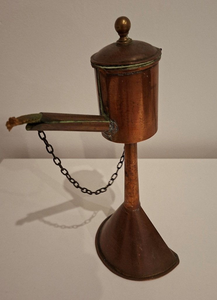 Antieke snotneus, Antiek en Kunst, Antiek | Verlichting, Ophalen of Verzenden