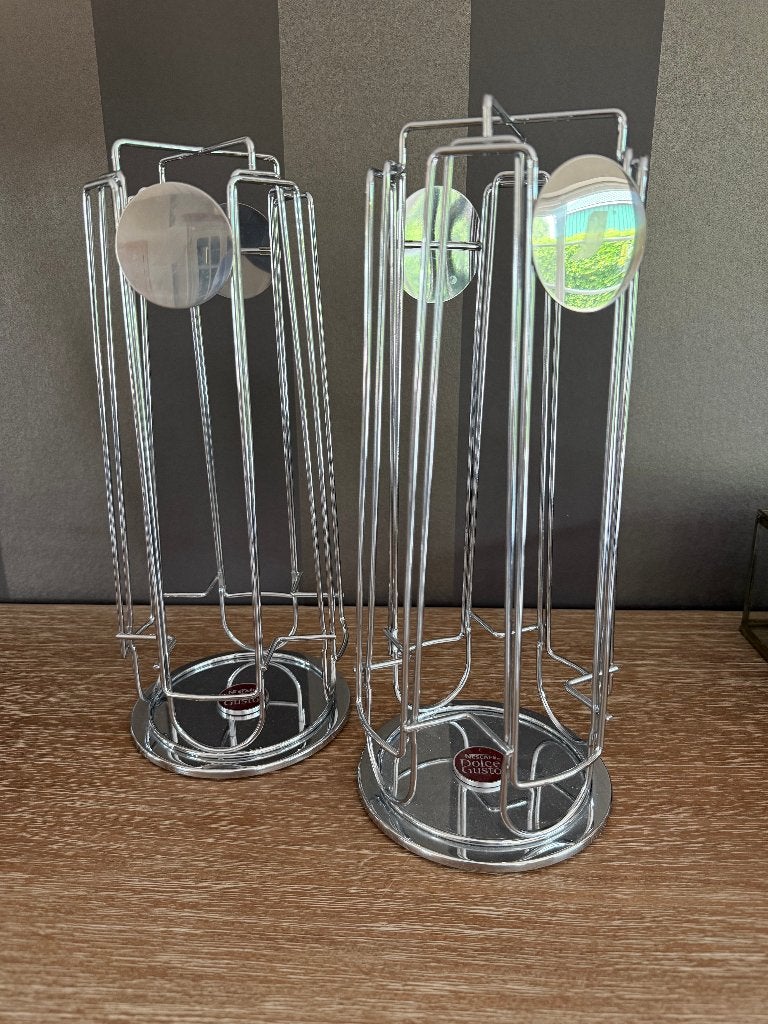Porte-gobelet Dolce Gusto, acier inoxydable, 24 pièces, Electroménager, Enlèvement ou Envoi, Dolce Gusto, Porte-capsules, Comme neuf