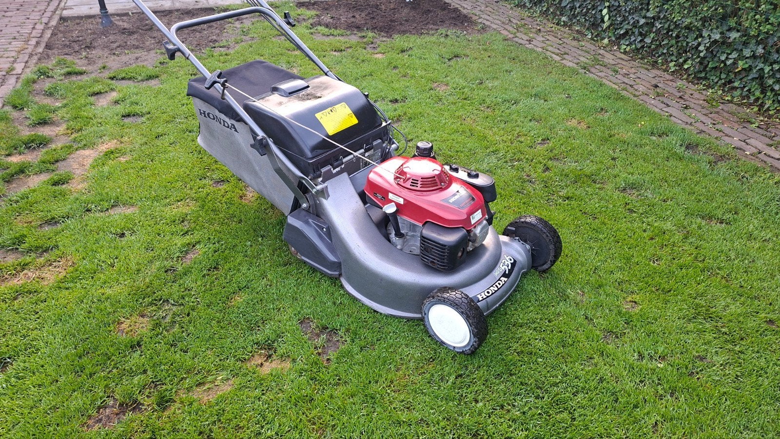 Honda hrd 536 gxv walsmaaier (zie omschrijving), Cirkelmaaier, Honda., Zo goed als nieuw, Benzine-grasmaaier