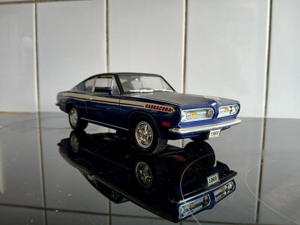 Plymouth Baracuda, Hobby & Loisirs créatifs, Voitures miniatures | 1:18, Enlèvement ou Envoi, Comme neuf, Voiture, ERTL