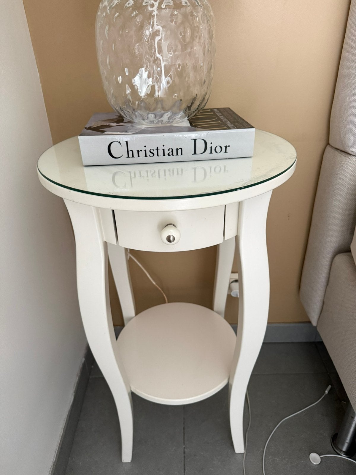 2 Table de chevet style vintage, Huis en Inrichting, Ophalen, Gebruikt, 50 tot 100 cm, 75 cm of meer