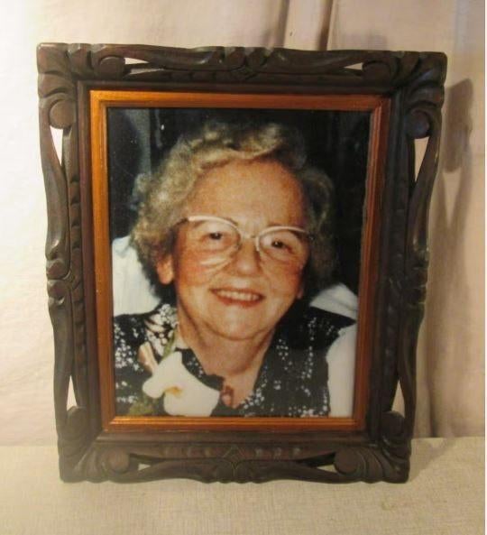 Beau cadre photo Artdeco en bois ancien - 39 x 33 x 32 x 26, Enlèvement ou Envoi, Comme neuf
