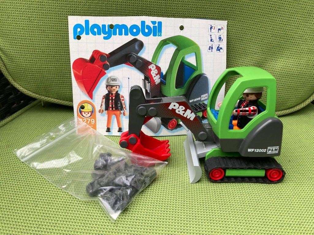 playmobil graafmachine, Ophalen of Verzenden, Zo goed als nieuw, Complete set, Voertuig