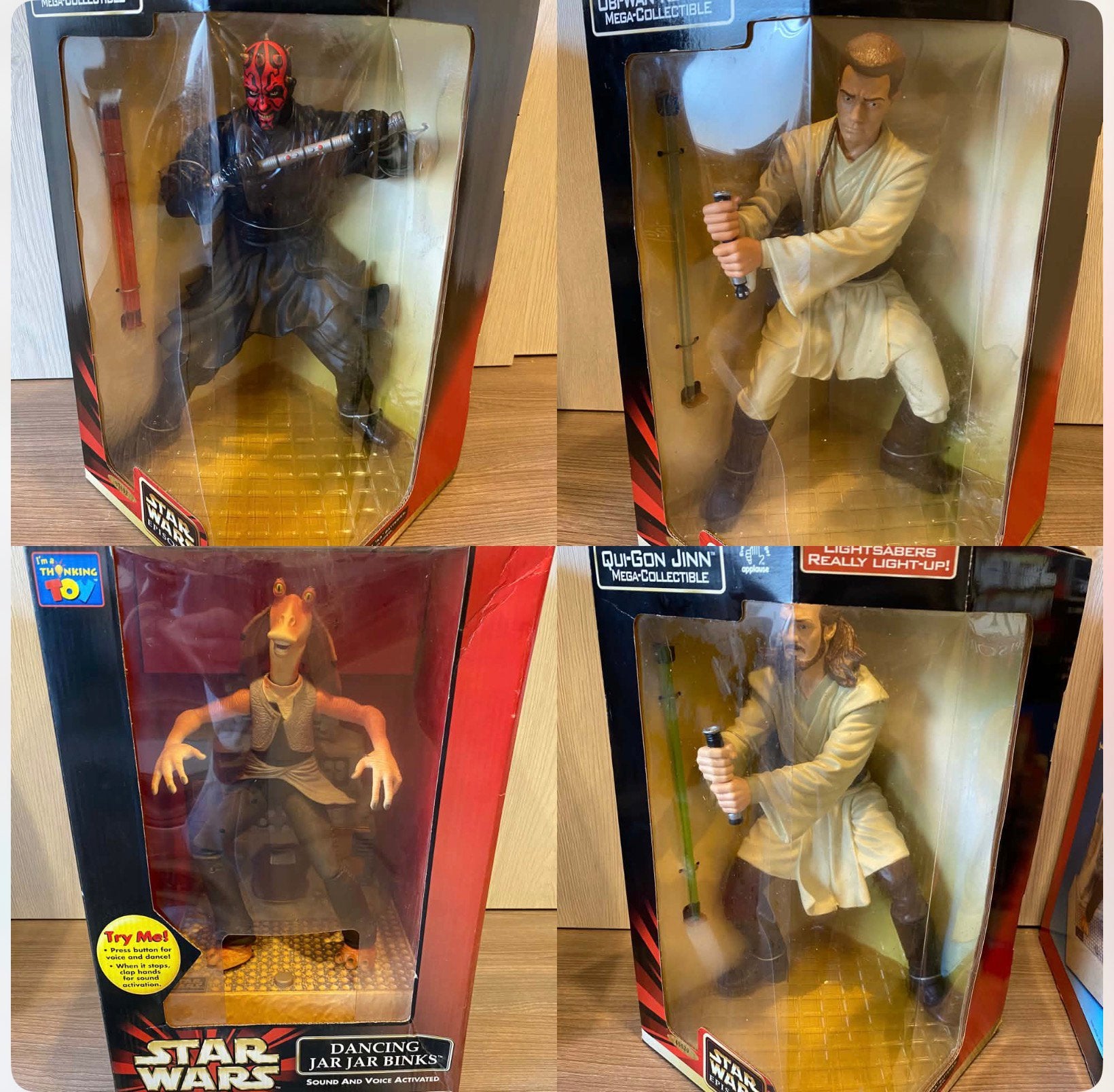 4 x star wars poppen groot, Ophalen, Nieuw