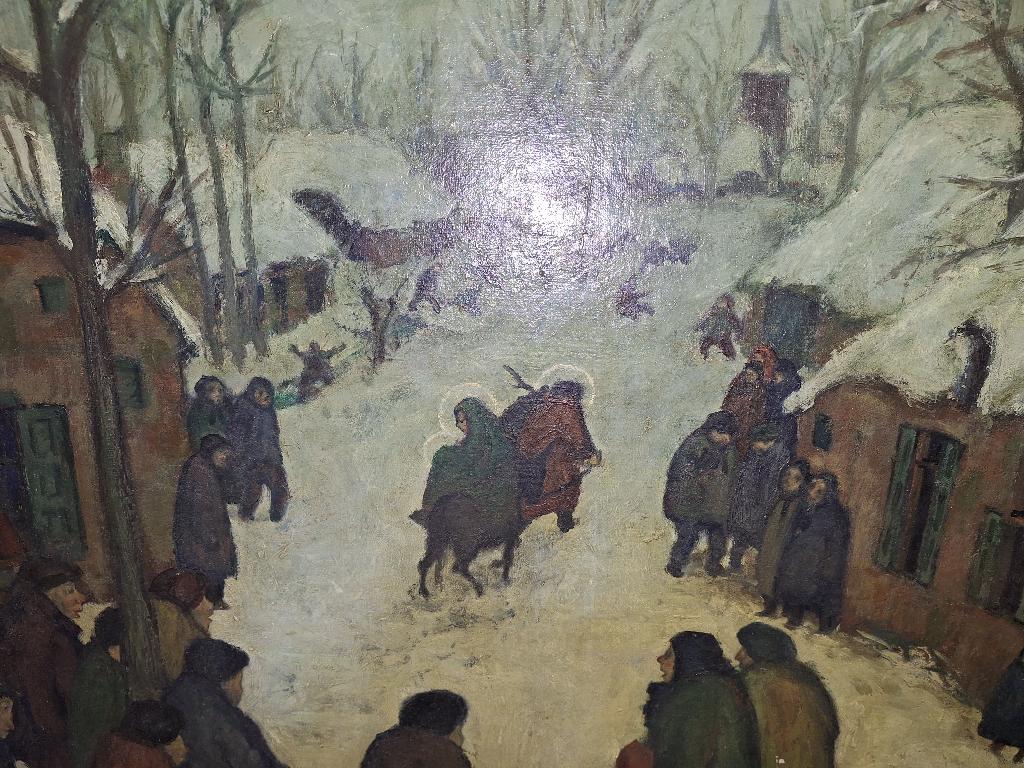 LODE BOSMANS OLIEVERF OP DOEK, Antiek en Kunst, Ophalen