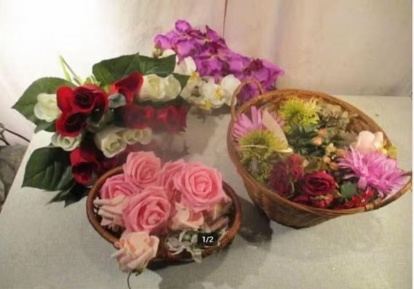 Mooie Partij van Kunstbloemen, Huis en Inrichting, Ophalen of Verzenden, Zo goed als nieuw