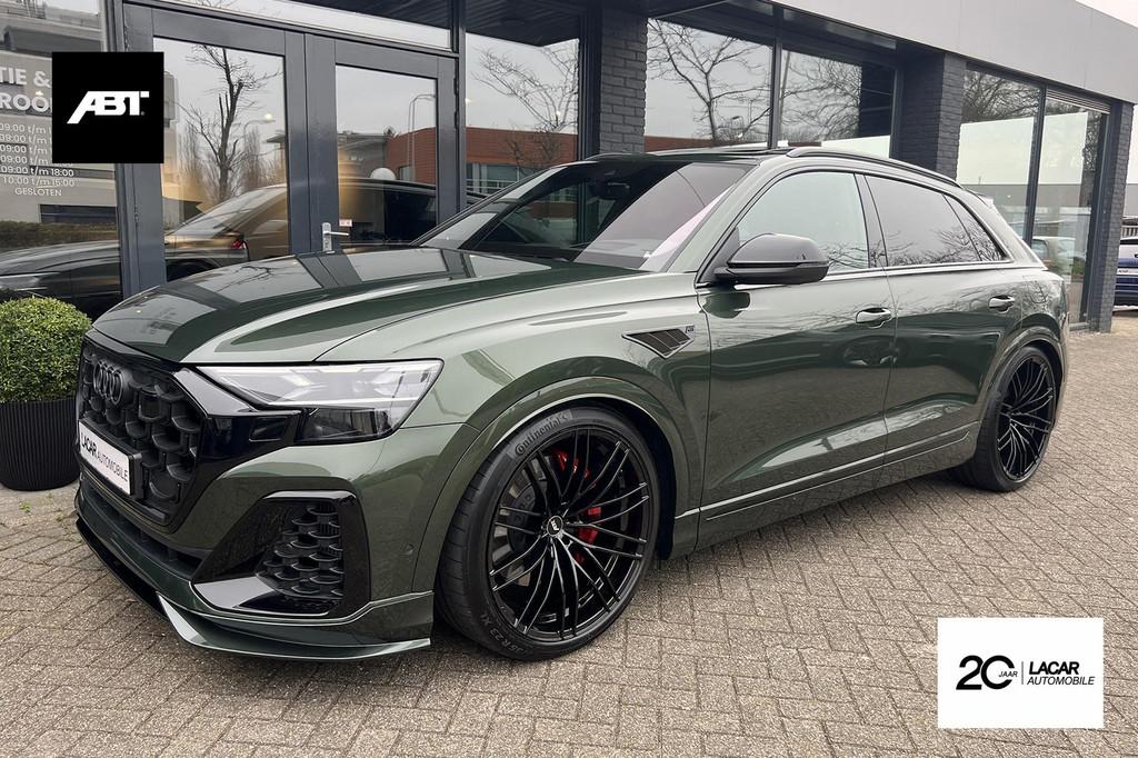 Audi Q8 60 TFSIe ABT Aero I B&O + Onderst. Advanced I 5j gar, Auto's, Automaat, Gebruikt, Zwart, 2995 cc