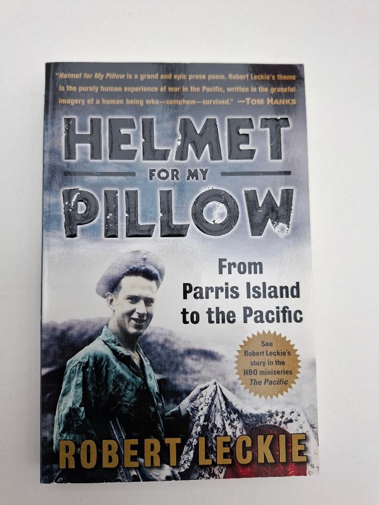 HBO The Pacific Helmet for my pillow R Leckie, Enlèvement ou Envoi, Comme neuf, Deuxième Guerre mondiale, Armée de terre