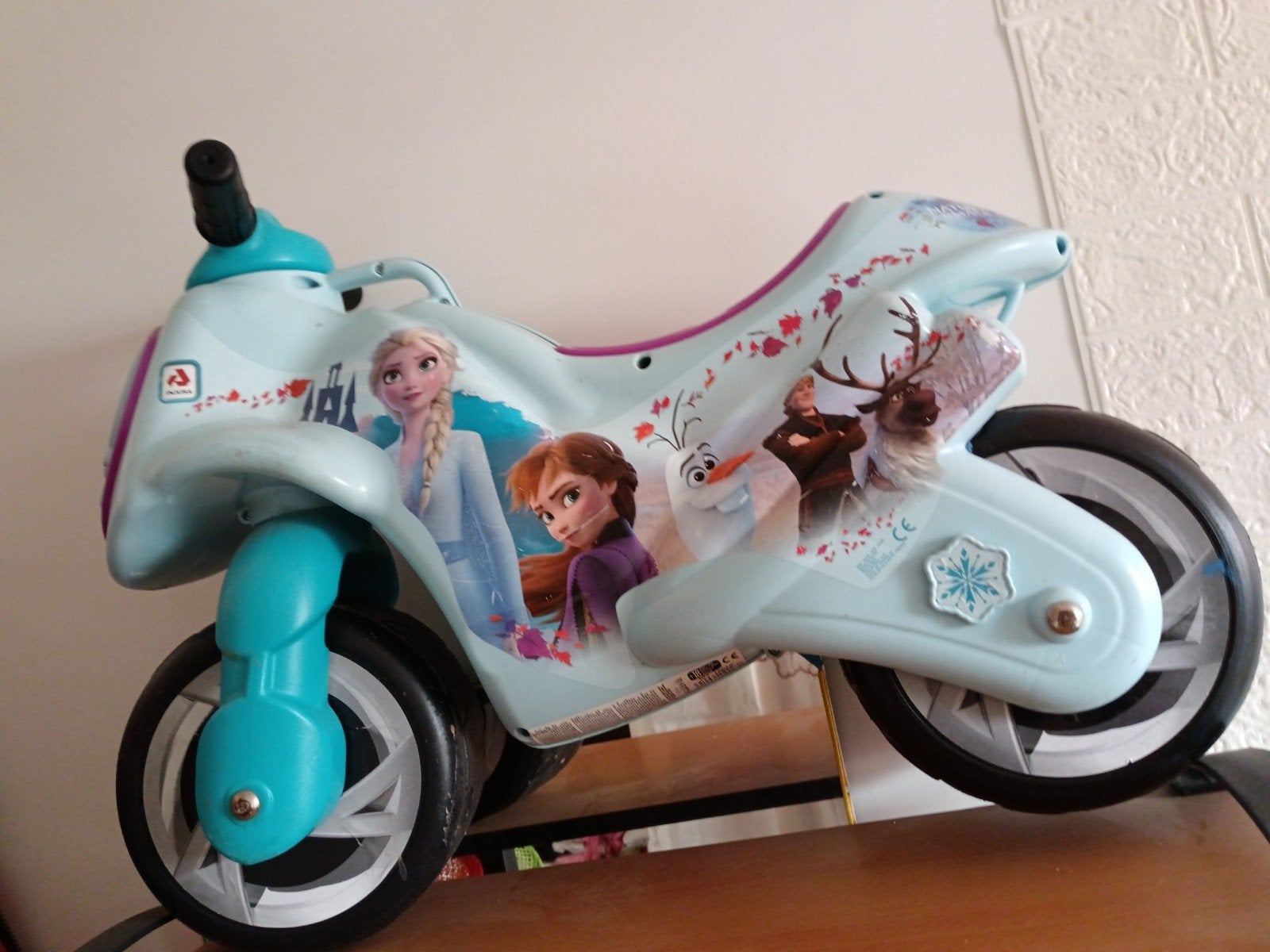 Moto, Elsa : Reine des neiges, Ophalen