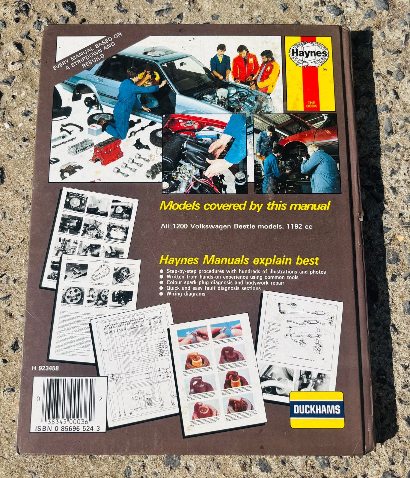 Manuel d'atelier  de la Volkswagen Beetle 1200, Enlèvement ou Envoi