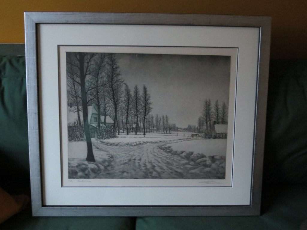 2 werken van De Cooman E., Ophalen, Landschap, Klassiek, Gesigneerd