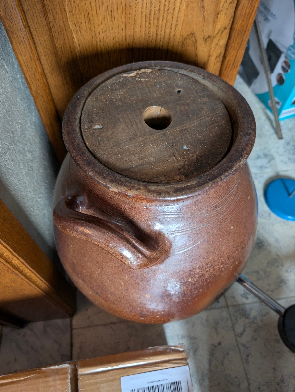 antieke kruik, Tuin en Terras, Ophalen, Zo goed als nieuw, Hardsteen