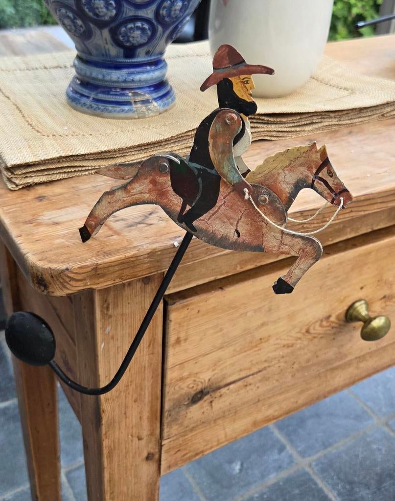 Balancetoy/vintage bewegende cowboy, Ophalen of Verzenden