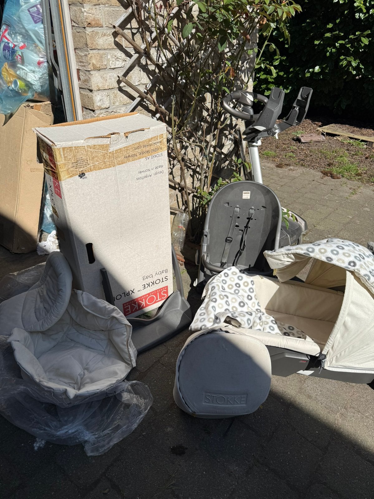 Compleet Stokke kinderwagen, Kinderen en Baby's, Ophalen, Kinderwagen