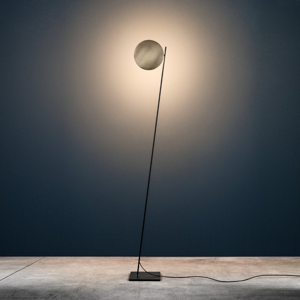 Lampadaire LED Catellani Lederam, Maison & Meubles, Design, Utilisé, Métal, 150 à 200 cm
