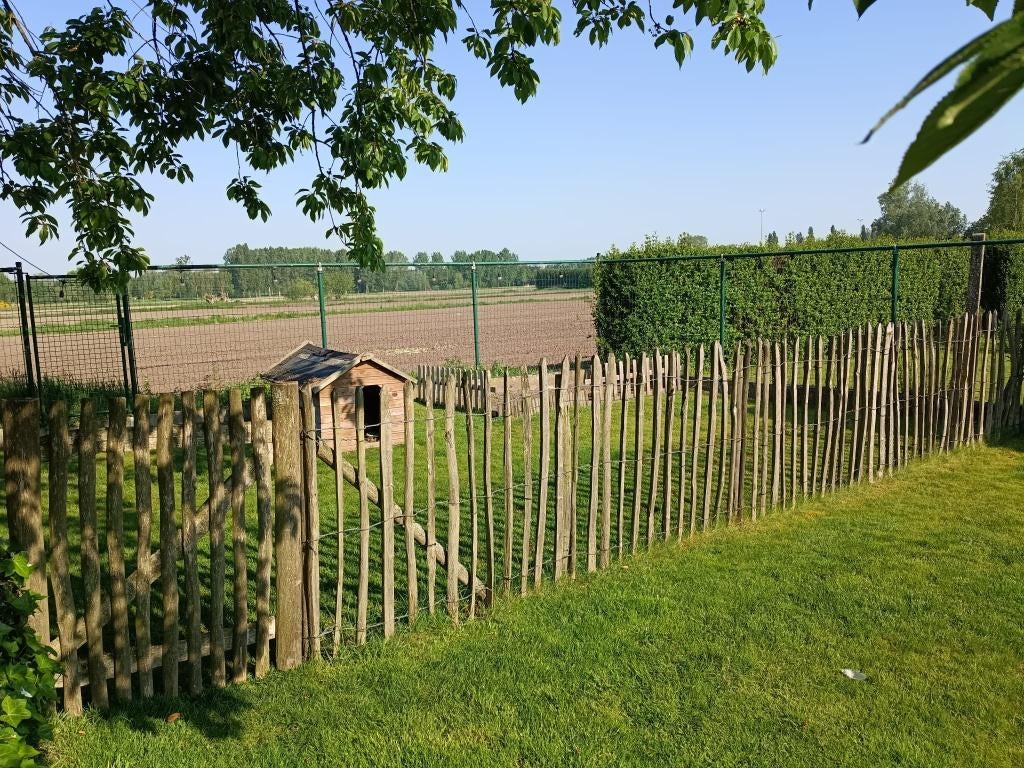 Tuinafsluiting met poortje, Tuin en Terras, Tuinhekken en Hekwerk, Ophalen, Met poort, Gebruikt, Tuinhek