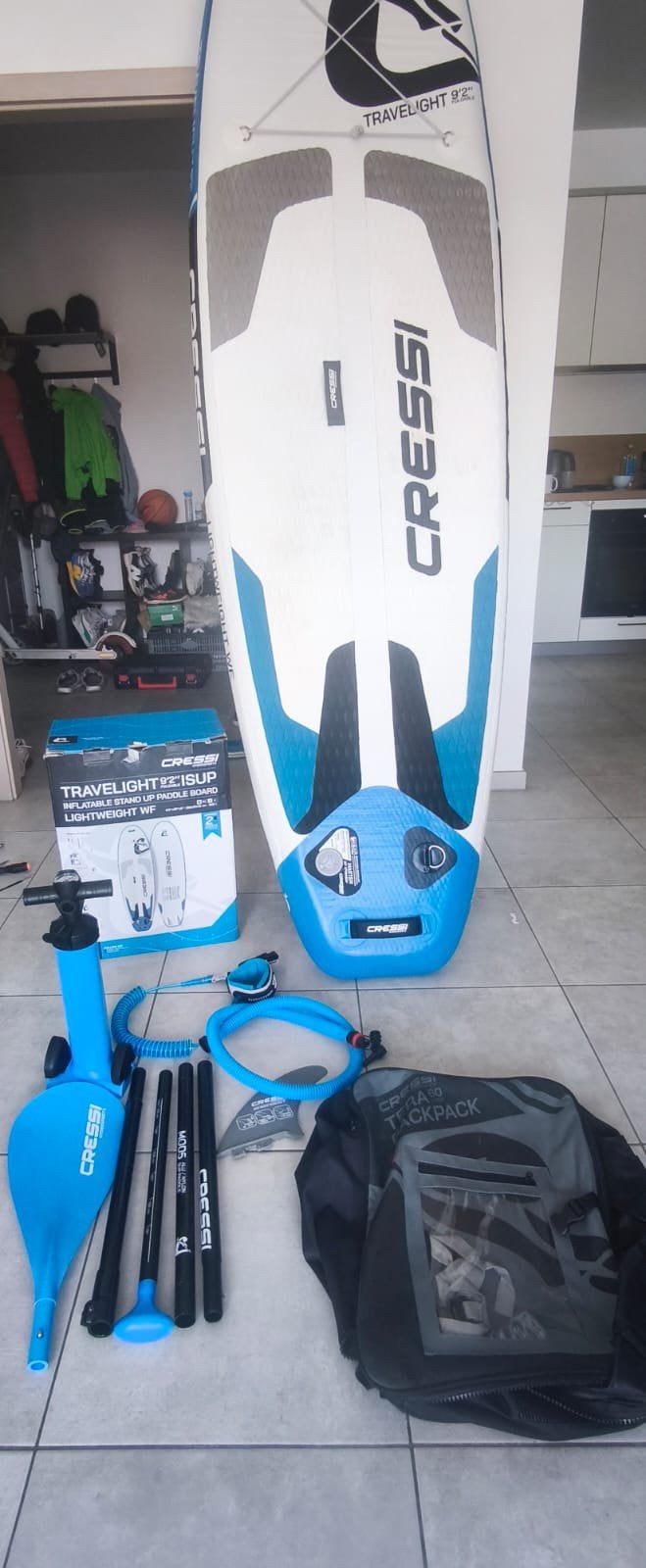 Paddle Cressi Travelight 280 cm, Sports nautiques & Bateaux, Kitesurf, Enlèvement ou Envoi, Comme neuf
