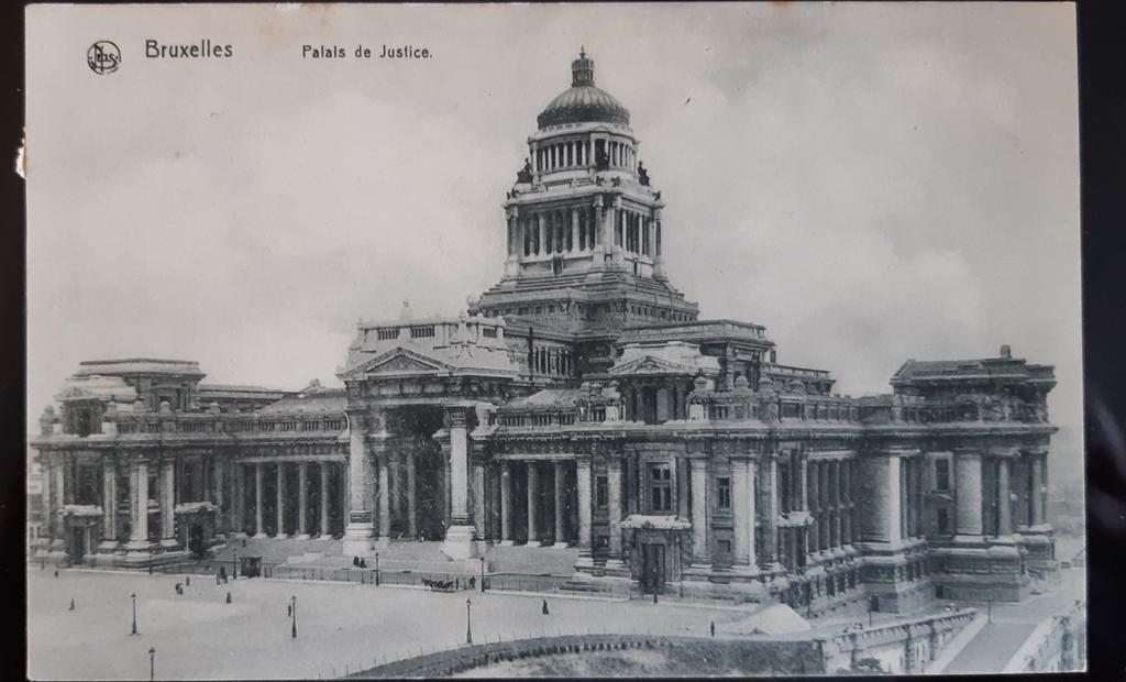 Bruxelles BRUXELLES Palais de JUSTICE 1907, Enlèvement ou Envoi