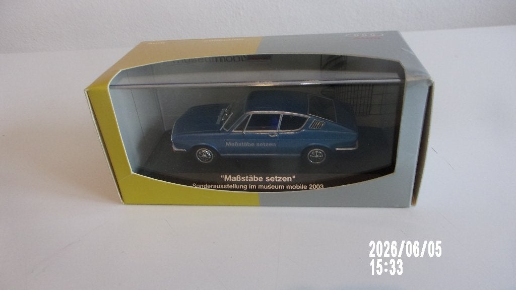 RARE !! Minichamps AUDI Cpé 100 S INGOLSTADT MUSEUM..NEUVE, Ophalen of Verzenden, Nieuw, Auto, MiniChamps