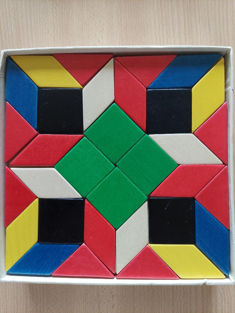 Jumbo Mosaic - vintage - leeftijd 4+ jaar, Kinderen en Baby's, Ophalen of Verzenden, Zo goed als nieuw, 4 tot 6 jaar, Van hout