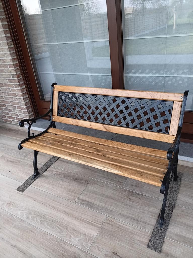 gerestaureerde Gietijzeren tuinbank, Enlèvement