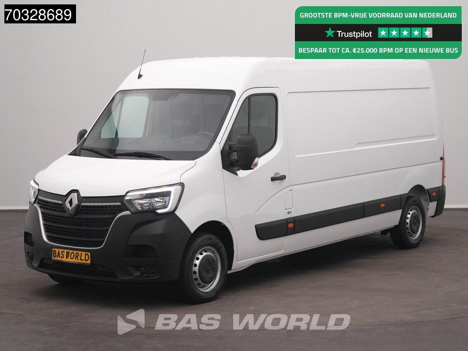Renault Master 135PK L3H2 LED Airco Cruise Parkeersensoren v, Auto's, 135 pk, Stof, Gebruikt, Euro 6
