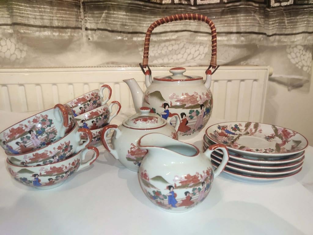 Franse porselein servies, Ophalen