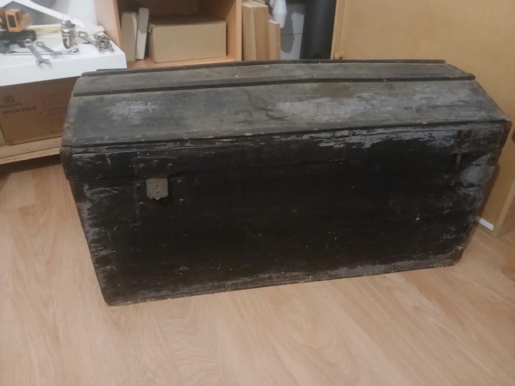 Houten kist 15 euro, Ophalen