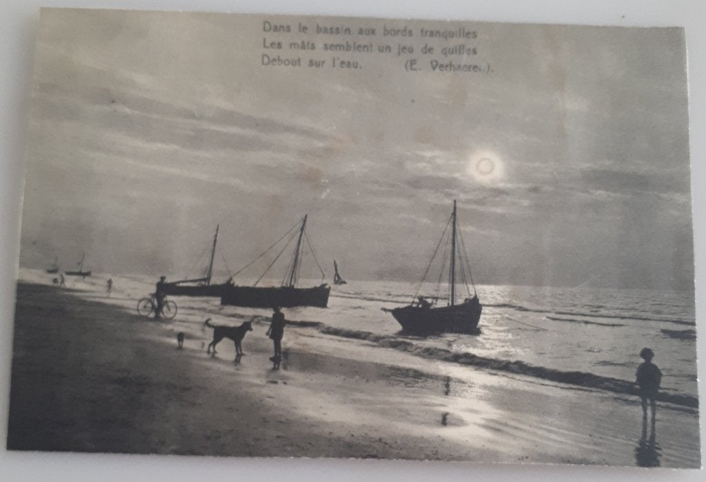 Anciens PC DE PANNE Jeu de quilles & Bateaux +- 1920 Ref.E41, Collections, Cartes postales | Belgique, Enlèvement ou Envoi, Avant 1920