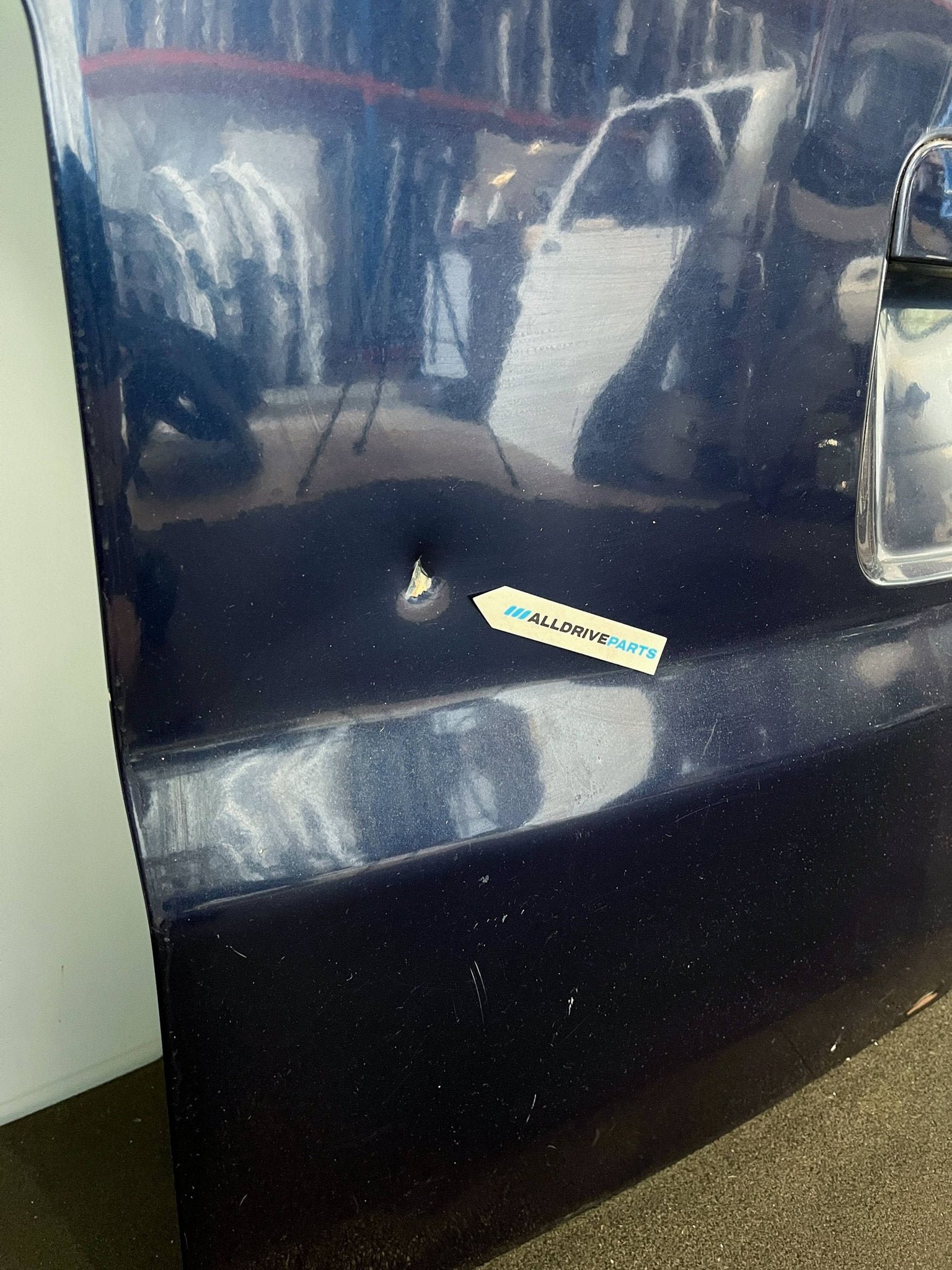 Achterklep Volkswagen Transporter T5 LD5Q blauw 7E0827025F, Gebruikt, -, Ophalen of Verzenden, Achter