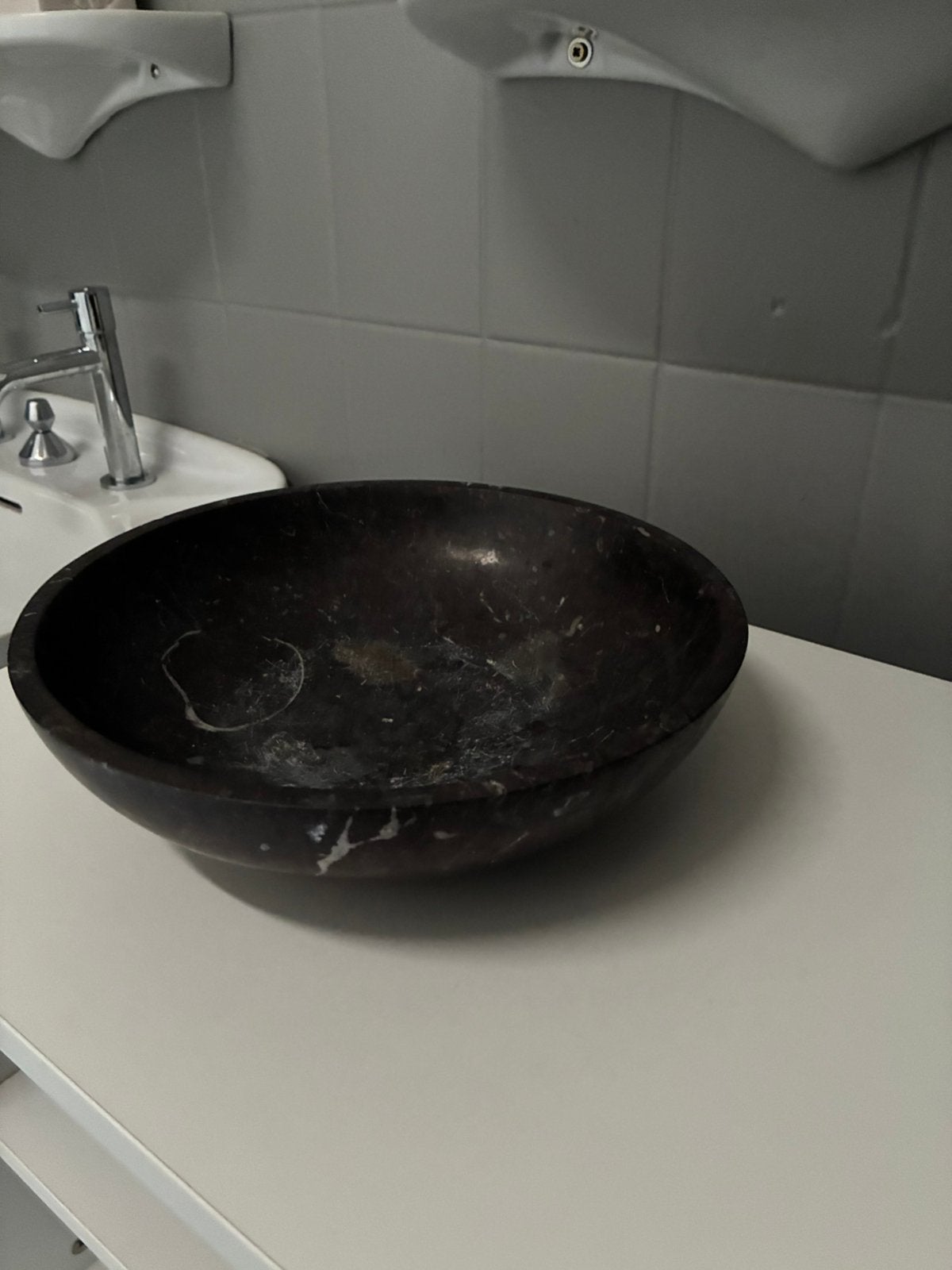 Aquanova marmeren schaal, Huis en Inrichting, Ophalen, Zo goed als nieuw, Grijs