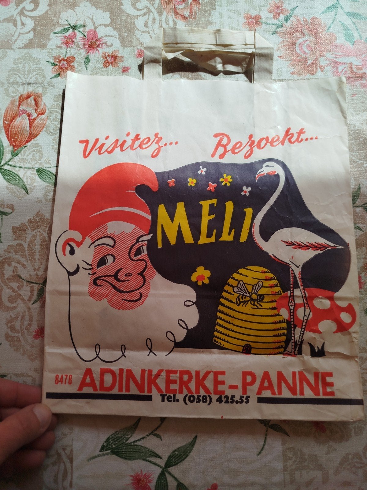 Meli park Adinkerke. sac en papier, Collections, Collections Autre, Enlèvement ou Envoi