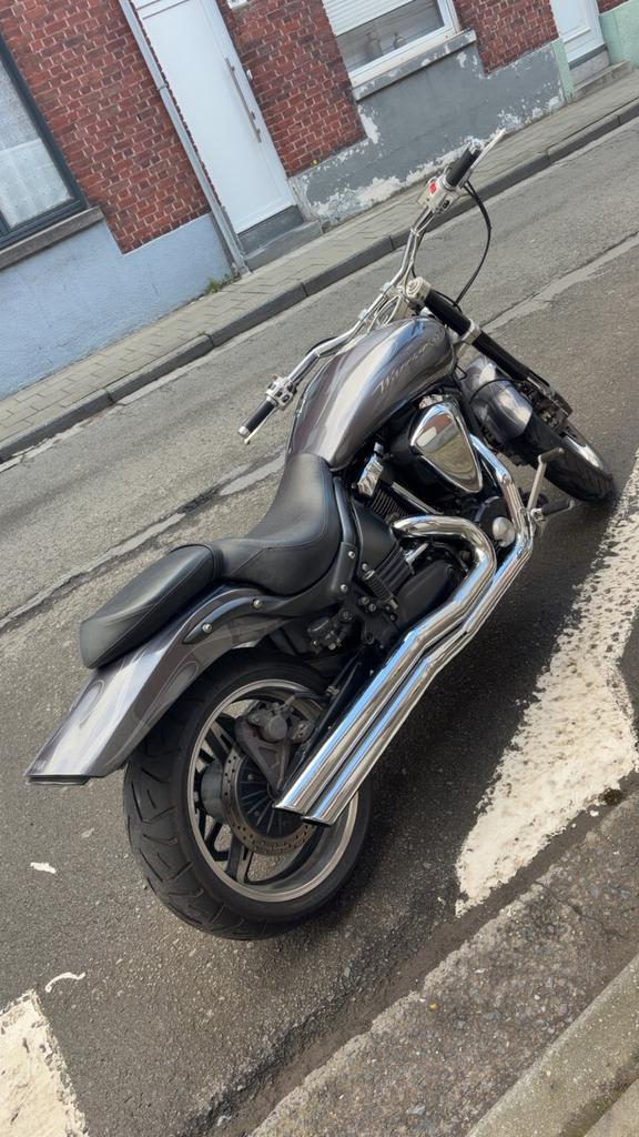 Yamaha Road Star Warrior XV1700, Permis Moto A, Occasion, Chopper, 2 cylindres