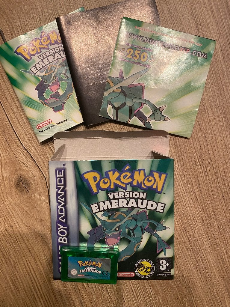 Pokémon Version Émeraude (GBA) - FR Versie, Games en Spelcomputers, Gebruikt, 1 speler, Vanaf 3 jaar, Ophalen